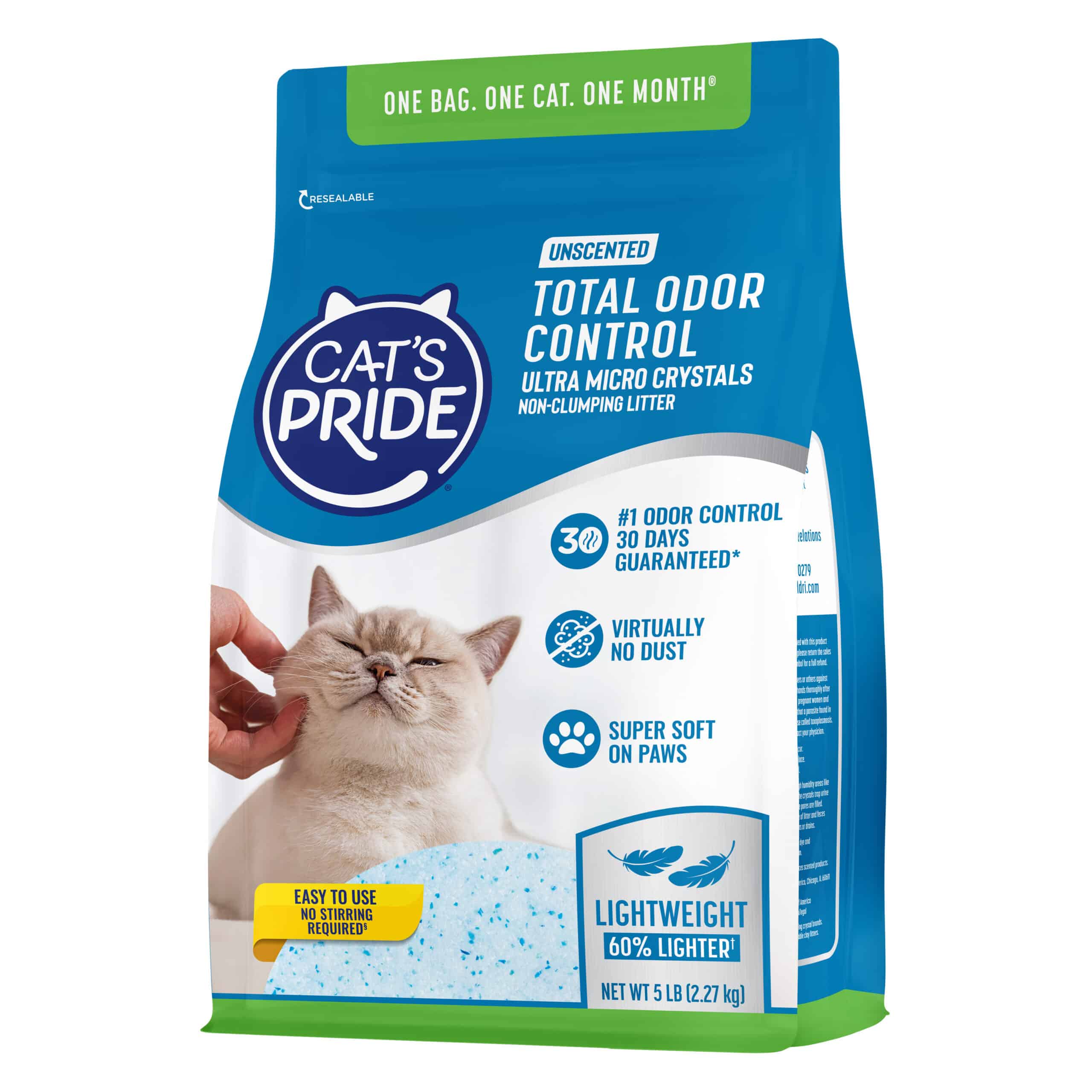 Cat's Pride Total Odor Control Unscented Micro Crystals - Image 4