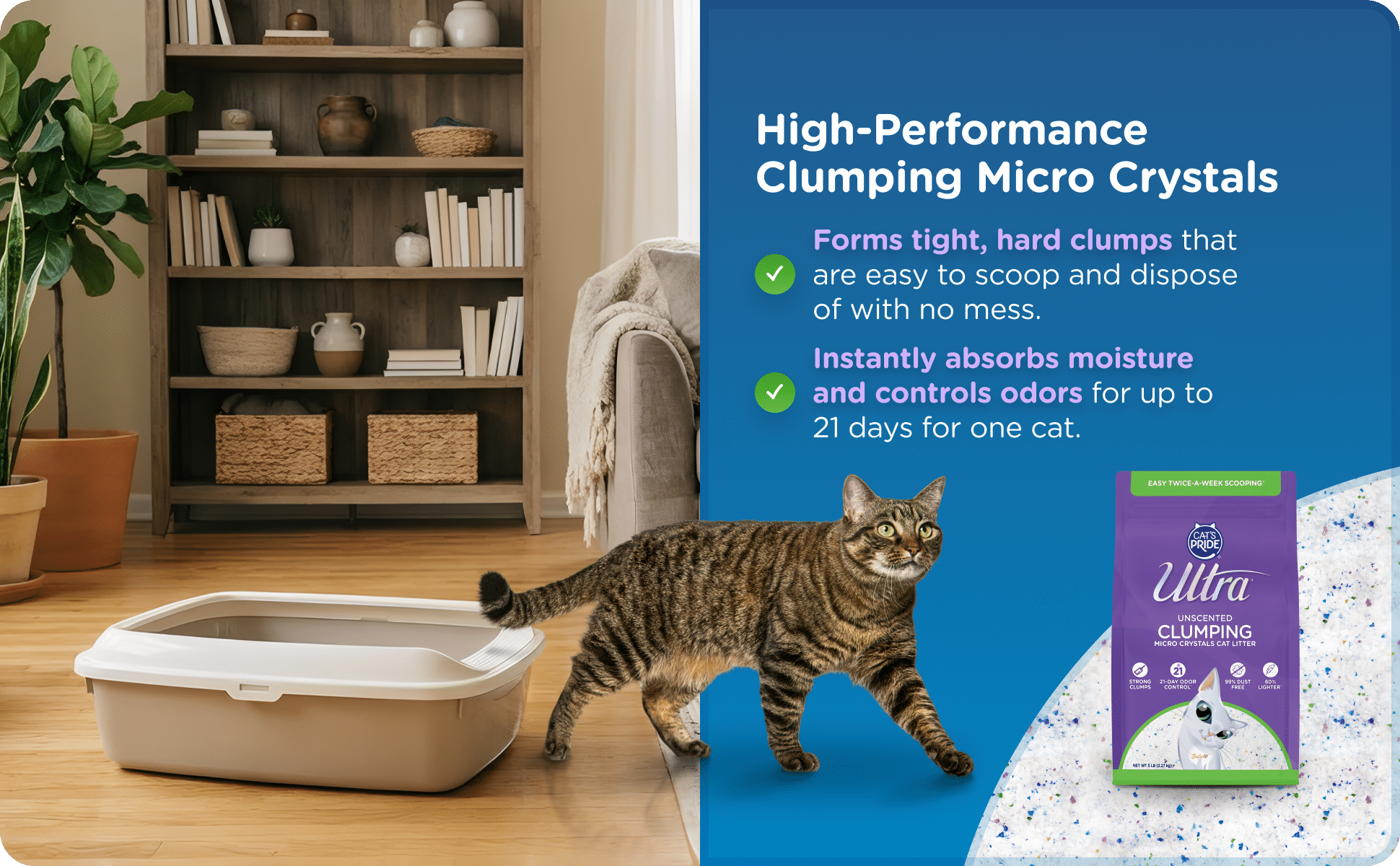 Ultra by Cat’s Pride Unscented Clumping Micro Crystals - Image 10